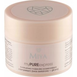 MIYA Cosmetics myPUREexpress čisticí maska pro redukci kožního mazu a minimalizaci pórů 50 g