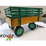 KOVAP Přívěs traktorový vysoké bočnice žlutý 0404 – Zboží Dáma