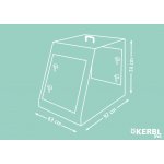 Kerbl Klec zkosená 92 x 63 x 74 cm – Hledejceny.cz