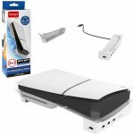 iPega P5S008 Horizontální Stojan s USB HUB PS5 Slim bílý – Zboží Mobilmania