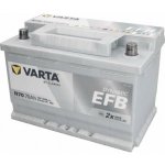 Varta Blue Dynamic EFB 12V 70Ah 760A 570 500 076 – Hledejceny.cz