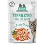 Brit Care Cat Sterilized Fillets in Gravy Tender Turkey 85 g – Sleviste.cz