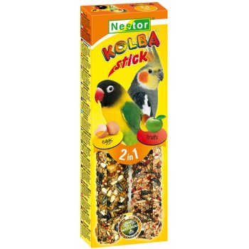 Nestor Tyčinky vaječné/ovocné pro papoušky 115 g