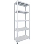 Biedrax Regál 45 x 90 x 240 cm 5 polic – HobbyKompas.cz