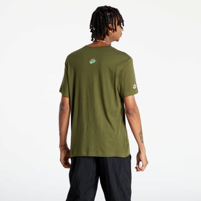 Nike Sweatshirt Tee Essentials Aop green