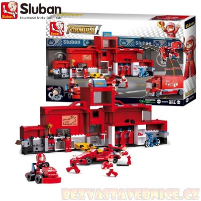 Sluban B0375 Formula 1 Series Car Station