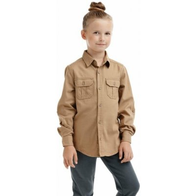 Bushman Malinalco dětská košile hnědá – Zboží Dáma