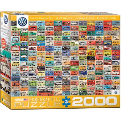 EuroGraphics VW Groovy Bus 2000 dílků