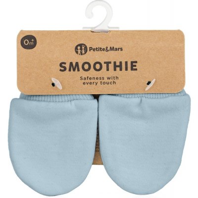 Petite & Mars Rukavičky kojenecké Smoothie Sky Blue – Zboží Dáma