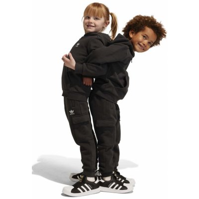 adidas Originals dětská tepláková souprava černá – Zboží Mobilmania