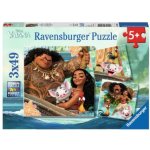 Ravensburger Disney Vaiana 3 x 49 dílků – Hledejceny.cz