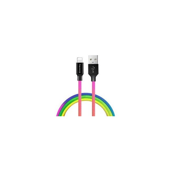 ColorWay CW-CBUL016-MC USB 2.0 - Lightning, 2.4A, 1m, vícebarevný od 135 Kč  - Heureka.cz