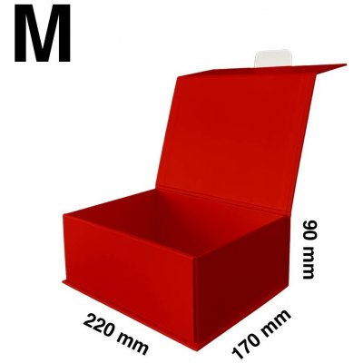 Skládací krabice PlusBox Red - M (220x170x90 mm) balení 5, 10 ks Velikost balení: 10 ks – Zboží Živě