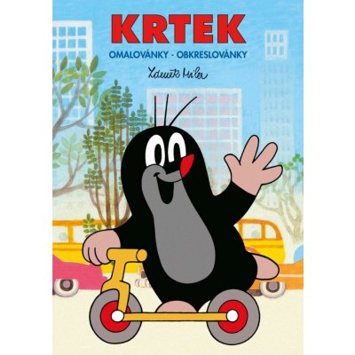 Krtek a motýl Omalovánky Obkreslovánky A5 – Zboží Dáma