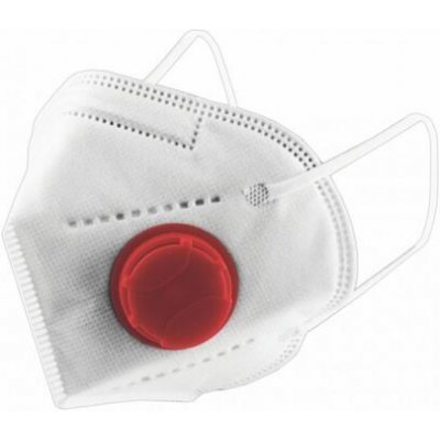 Dedra respirátor protiprašný s ventilkem, FFP2 5 ks – Zboží Mobilmania