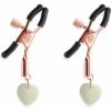 SM, BDSM, fetiš NS Novelties Bound Nipple Clamps G3 Rose Gold