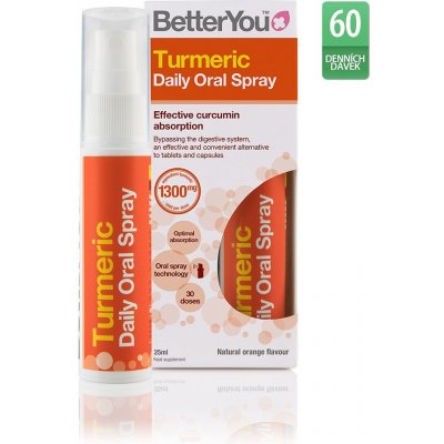 BetterYou Kurkuma ve spreji 1300 mg 25 ml – Hledejceny.cz