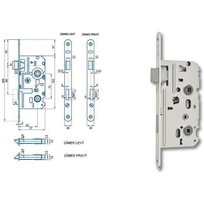 HOBES K 332 L Zn 77/72 WC 20mm 1549248173122 – Hledejceny.cz