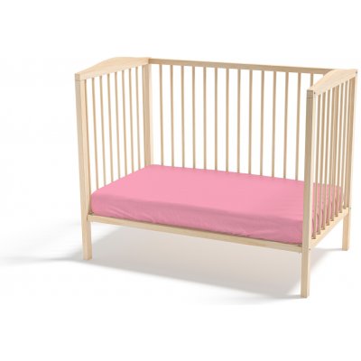 TipTrade Prostěradlo Jersey MAKO do postýlky Růžové – Zboží Dáma