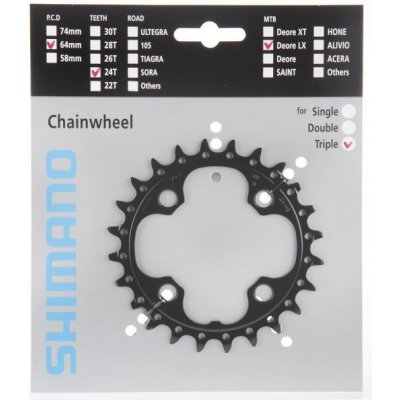 Převodník Shimano SLX M670 24z FE černý 3x10 – Zboží Dáma