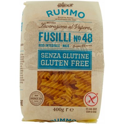 Rummo Fusilli bezlepkové 400 g – Zbozi.Blesk.cz