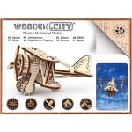 Wooden City 3D puzzle Dvouplošník 63 ks – Zboží Mobilmania