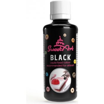 SweetArt airbrush barva tekutá Black 90 ml