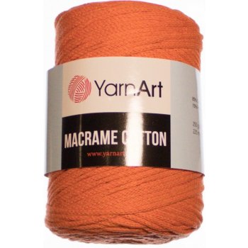 Macrame Cotton Barva č 770 oranžová