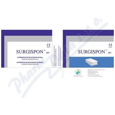 Surgispon Standard 8 x 5 x 1 cm 2 ks – Zboží Dáma
