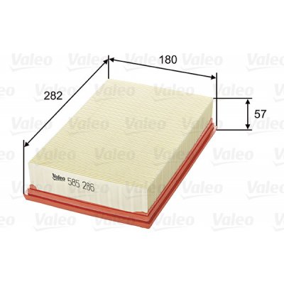 Vzduchový filtr VALEO 585286 – Hledejceny.cz