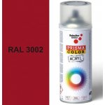 Schuller Eh'klar Prisma Color 91006 RAL 3002 Sprej červený lesklý 400 ml, odstín barva karmínově červená – Sleviste.cz
