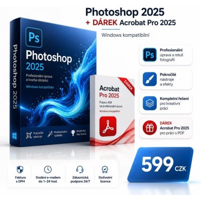 Acrobat 2025 Pro + Photoshop 2021 | Windows – Zboží Živě