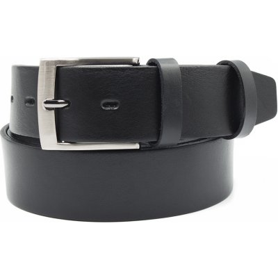 Kožený opasek Nivasaža elegantní široký černý ELG40 – Sleviste.cz