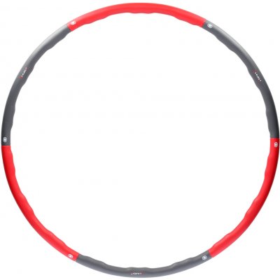 Hula hoop obruč HMS HHP002 Tmavě šedá,Červená – Zboží Mobilmania