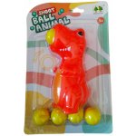 Zvířátko 14cm střílející pěnové míčky set s 5 soft balónky 4 druhy – Zboží Mobilmania