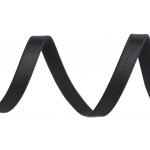 Pruženka saténová ramínková 10 mm černá – Zboží Mobilmania