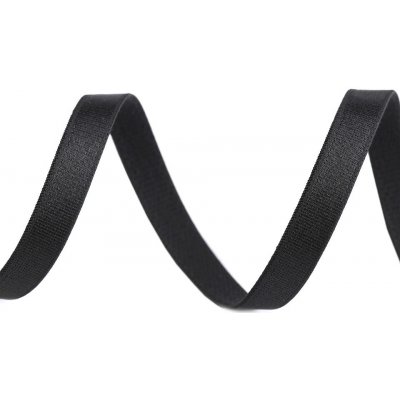 Pruženka saténová ramínková 10 mm černá – Zboží Mobilmania