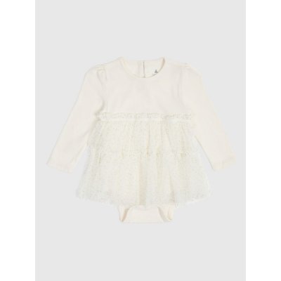 GAP Baby body se sukýnkou Béžová M – Zboží Dáma