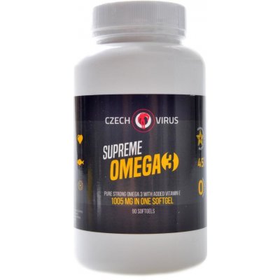 Czech Virus Supreme Omega 3 1000 mg + Vit.E 90 kapslí – Zboží Mobilmania