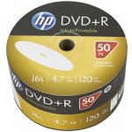 HP DVD+R 4,7GB 16x, printable, spindle, 50ks (69304) – Zboží Živě