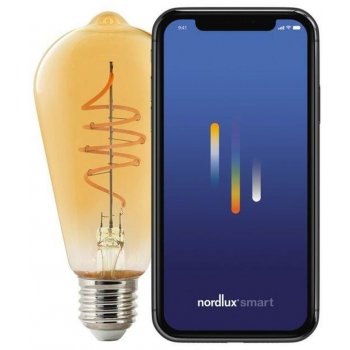 Nordlux LED žárovka Smart Deco Gold Edison 4,7W E27 2200K jantarová Dekorativní