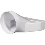 Haco Ventilační přechodový kus plochý/kulatý kanál Haco CZD 220 x 55 mm / 129 mm, 654 – Zboží Dáma