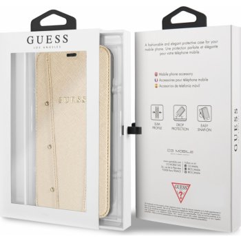 Pouzdro Guess Kaia Book Case iPhone 7/8 Plus zlaté