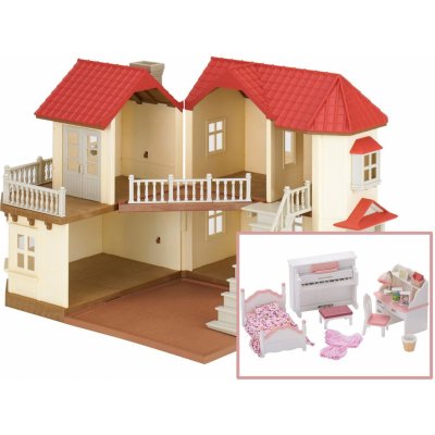 Sylvanian Families Dárkový set městský dům se světly a příslušenstvím I – Sleviste.cz