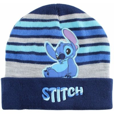 DIFUZED Chlapecká zimní pletená čepice Stitch licence Lilo & Stitch jedna Modrá – Hledejceny.cz