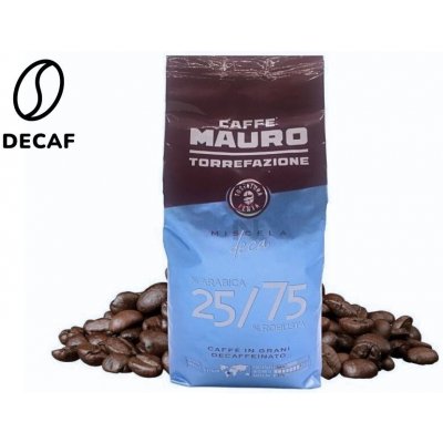 Caffé Mauro Bezkofeínová 25% Arabica 75% Robusta 0,5 kg – Zbozi.Blesk.cz