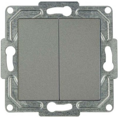 Eqone , ř. 6+6 střídavý dvojitý, termoplast, šedý 5001043391881 – Hledejceny.cz
