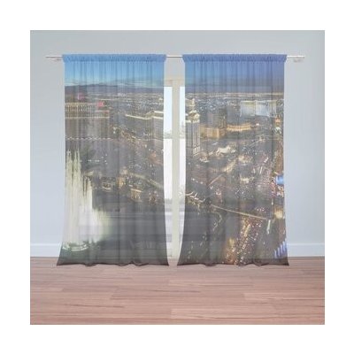 Sablio Záclony Las Vegas: 2ks 150x250cm – Hledejceny.cz