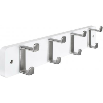 Walteco 8603 4 háčky bílý MDF nikl – Sleviste.cz