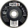 Brusky - příslušenství Yato Kotouč lamelový brusný na kov 125x22,4mm P100